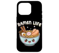 Kawaii Ramen Vita Ciotola Di Ramen Noodles Zuppa Anime Otaku Custodia per iPhone 16 Pro
