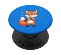Kawaii Red Fox Forest Dog Munching Felicemente PopSockets PopGrip Adesivo