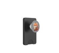 Kawaii Red Panda Bamboo Cat Munching Felicemente PopSockets PopWallet per MagSafe