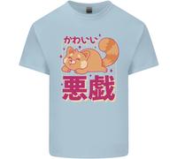 Kawaii Rosso Panda Giapponese Carino T-Shirt Ragazzi Ragazze