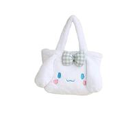 Kawaii Sanrio Plush Kuromi My Melody Cinnamoroll Bag Cute Beauty Travel Soft Handbags Suffed Anime Plushies Backpacks For Girls Gift Cinnamoroll
