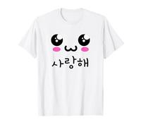 Kawaii Saranghae-I Love You, Coreano Hangul Corea Maglietta