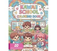 Kawaii School Life Coloring Book for Kids Ages 4-8: Adorable School-Themed Coloring Pages with Cute Students, Fun Classroom Scenes, and Easy-to-Color ... | Fun, Relaxing, and Educational Coloring