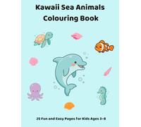 Kawaii Sea Animals Colouring Book