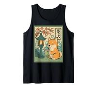 Kawaii Shiba Inu Matcha Boba Giapponese Carino Anime Amante dei Cani Canotta