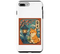 Kawaii Shiba Inu Matcha Boba Giapponese carino anime amante dei cani Custodia per iPhone 7 Plus/8 Plus