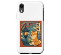 Kawaii Shiba Inu Matcha Boba Giapponese carino anime amante dei cani Custodia per iPhone XR