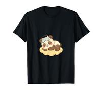 Kawaii Sleepy Panda Cute Sleeping Panda Tee per gli amanti del pisolino Maglietta