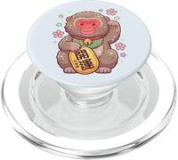Kawaii Snow Monkey Maneki Neko Fortune Macaco Giapponese PopSockets PopGrip per MagSafe