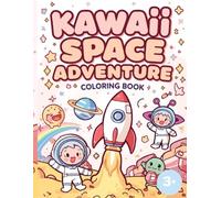 Kawaii Space Adventure Coloring Book for Kids Ages 3+ Adorable Astronauts, Cute Aliens, and Happy Planets Fun Outer Space Coloring Pages (Tiny Wonders ... Book Featuring Astronauts, Rockets, Planets