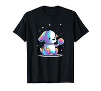Kawaii Space Dog Cosmic Galaxy Puppy Fantasy Maglietta