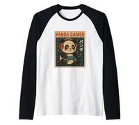 Kawaii Space Explorer Cat - Avventura cosmica retrò Maglia con Maniche Raglan