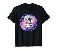 Kawaii Space Mucca in Astronauta Galaxy Adventure Maglietta