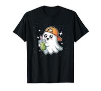 Kawaii Spooky Ghost Iced Matcha Halloween Women Men Maglietta