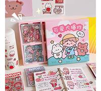Kawaii Stickers,100 Pezzi Adesivi de Carino,Adesivi Kawaii Ragazze,Stickers Cinesi,per Album di Scrapbooking Faidate,Decorare Agende,Taccuini,Cellulari,Computer Portatili