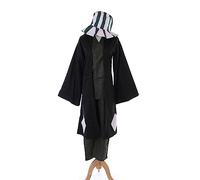 Kawaii-Story MN-223 Kimono Verde Nero 4 Pezzi Costume Cosplay per Kisuke Urahara Shinigami (S)