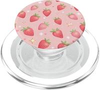 Kawaii Strawberry Star Pink Aesthetic Fruit Style PopSockets PopGrip per MagSafe
