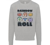 Kawaii Sushi Rainbow Roll Pesce Uomo Felpa Maglione