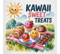 Kawaii Sweet Treats Coloring Book for Kids Ages 2-8: Build Focus For Early Learners Classroom Reward Bold Line Big Coloring Pages Enjoy Hours Of ... Focus For Early Learners Classroom Reward Bo