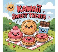 Kawaii Sweet Treats Coloring Book for Kids Ages 2-8: Coloring Pages For Boys And Girls Bold Line Improve Fine Motor Skills Rainy Day Fun Family ... Pages For Boys And Girls Bold Line
