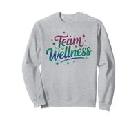 Kawaii TEAM WELLNESS Squad Yoga Advocate Allenatore di fitness Relax Felpa