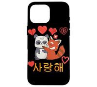 Kawaii - Ti amo - Saranghae - K-POP - Korea Panda Custodia per iPhone 16 Pro Max