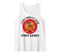 Kawaii Turkey Bird I Just Really Love Cute Video Games Amante Canotta