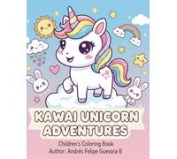 Kawaii Unicorn Adventures: Children's Coloring Book