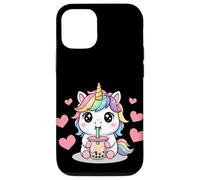 Kawaii Unicorn Boba Lover Illustration Custodia per iPhone 12/12 Pro