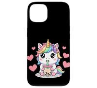 Kawaii Unicorn Boba Lover Illustration Custodia per iPhone 13