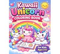 KAWAII UNICORN COLORING BOOK
