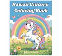 Kawaii Unicorn Coloring Book