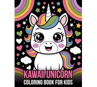 Kawaii Unicorn Coloring Book For Kids
