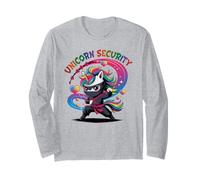 Kawaii UNICORNO SICUREZZA Mama Girl Rainbow I Love Pre-K Team Maglia a Manica
