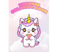 Kawaii Unicorns Coloring Book