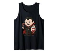 Kawaii Vampiro Flebotomia Scherzo Disegno Sangue Infermiera Flebotomista Canotta