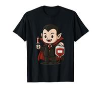 Kawaii Vampiro Flebotomia Scherzo Disegno Sangue Infermiera Flebotomista Maglietta