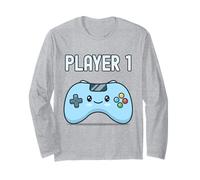 Kawaii Video Game Controller Player 1 Adorabile Squadra di Corrispondenza Maglia a Manica