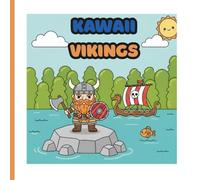Kawaii Vikings Adult Coloring Book