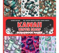 Kawaii Winter Scarf Scrapbook Paper