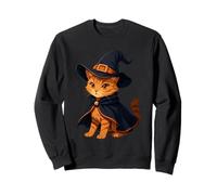 Kawaii Witch Cat Anime Halloween Wicca occulta Felpa