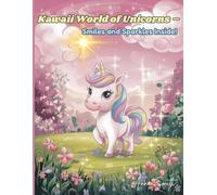 Kawaii World of Unicorns - Smiles and Sparkles Inside!: Adorable Unicorn Coloring Fun for Kids Who Love Cute Characters and Magical Moments