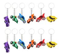 Kawailay 12 portachiavi auto da corsa auto da corsa portachiavi auto a tema forniture per feste di compleanno per ragazzi