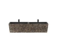 KAWALA Vaso per piante 80 cm Rattan sintetico Marrone