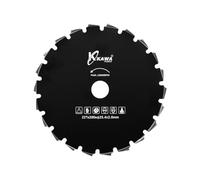 Kawapower Disco da taglio a 22 denti 200x0.25x2.0mm per decespugliatore