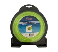 kawapower kw100 - 10 filo di Nylon per decespugliatori Quadrato 4 mm X 29mt