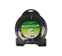Kawapower KW203-44 Filo di Nylon Rotondo Intrecciato 3 mm 44 m, Nero
