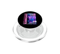 Kawasaki City 80s Synthwave Boba Tea Giappone Kawasaki PopSockets PopGrip per MagSafe
