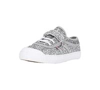 Kawasaki Glitter Kids Shoe W/Elastic, Scarpe da Ginnastica, 8889 Silver, 31 EU