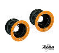 Kawasaki KFX 400 KFX 450R Ruote Posteriori Beadlock 8x8 3+5 4/110 Alba Racing BO